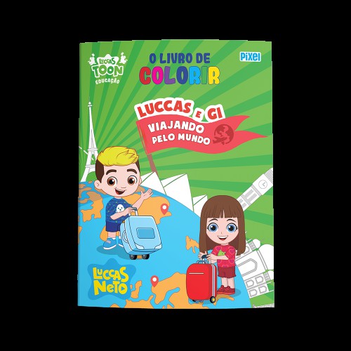 Os aventureiros Livro de colorir Luccas Toon Educação