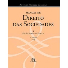 Manual de direito das sociedades