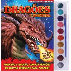 Dragões - Livro para pintar com aquarela