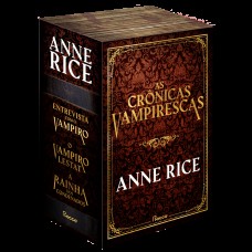 Box especial Crônicas Vampirescas – Anne Rice (3 livros capa dura)