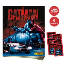 ÁLBUM LIVRO ILUSTRADO COM 30 FIGURINHAS THE BATMAN STARTERPACK