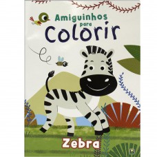 Amiguinhos para Colorir: Zebra