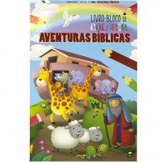 Livro-BLOCO de Colorir: Aventuras Bíblicas