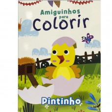 Amiguinhos para Colorir: Pintinho