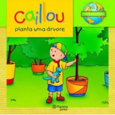 Caillou planta uma árvore