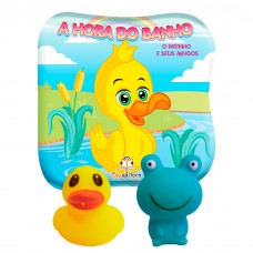 A hora do banho: O pato e seus amigos