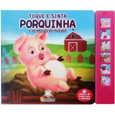 Livro sonoro com toque e sinta: Porquinha