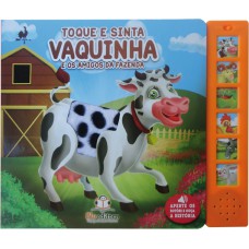 Livro sonoro com toque e sinta: Vaquinha