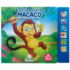 Livro sonoro com toque e sinta: Macaco