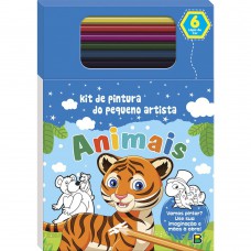 Livro de Pintura do Pequeno Artista: Animais