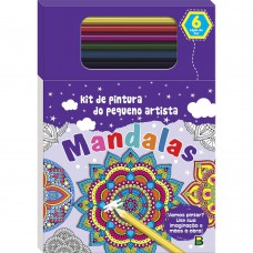 Livro de Pintura do Pequeno Artista: Mandalas