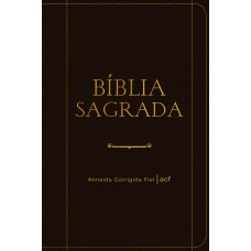 BIBLIA SAGRADA ACF AGAPE MARROM CAPA DURA
