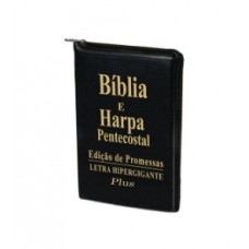 BIBLIA E HARPA HIPERGIGANTE ZIPER PLUS
