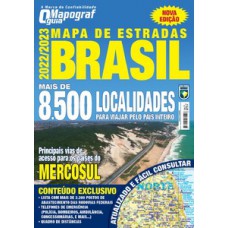 Mapa Mapograf estradas Brasil - 2022/2023