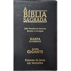 Biblia Sagrada. Harpa e Corinhos - Letra Gigante