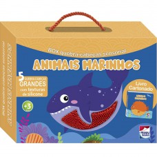 Livro+Quebra-cabeças sensoriais: Animais Marinhos