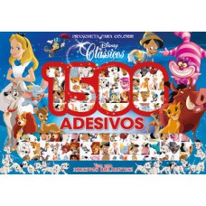 Disney clássicos - Prancheta para colorir com 1.500 adesivos