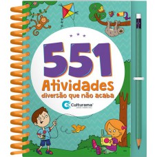 Livro 551 Atividades com espiral e lápis