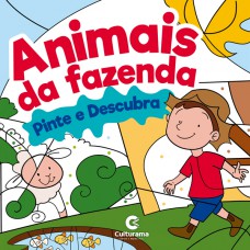 Pinte e descubra animais da fazenda