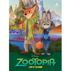 Gigante Ler e colorir Zootopia