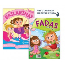 Livro Mega Histórias 2 em 1 Fadas e Bailarinas