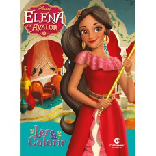 Livro Médio Ler e colorir - Elena de Avalor