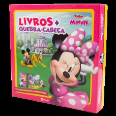 Box de Livros e Quebra cabeça da Minnie