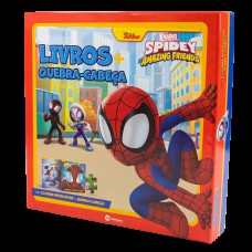 Box de Livros e Quebra cabeça do Spidey