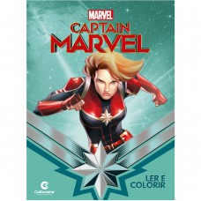 LER E COLORIR CAPITA MARVEL