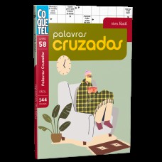 Livro Coquetel Palavras Cruzadas nível fácil Ed 58