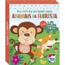 Meu LIVRO-Box com Quebra-cabeça: Animais da Floresta
