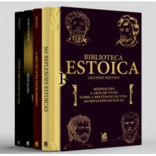 Biblioteca estoica - Grandes mestres - Box com 4 livros