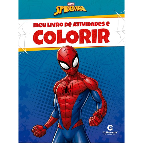 Livro Ler e Colorir Homem Aranha - Bom Preço Magazine