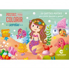 POSTAIS PARA COLORIR SEREIAS