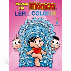 GIGANTE LER E COLORIR TURMA DA MÔNICA