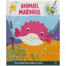 Colorindo com Água: Animais Marinhos