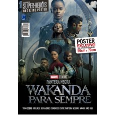 Superpôster Mundo dos Super-Heróis - Pantera Negra: Wakanda Para Sempre - Arte C