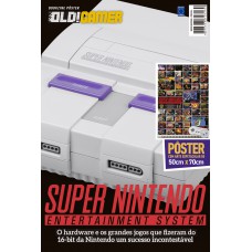 Superpôster OLD!Gamer - Super Nintendo: Arte A (Hardware e Jogos)