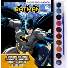 Batman - Livro para pintar com aquarela