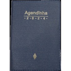 Agenda simples 2024 - azul-marinho