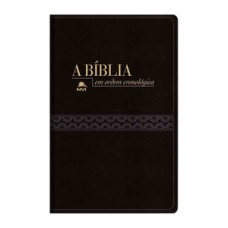 Bíblia em ordem cronológica - NVI - Capa Luxo - Preta