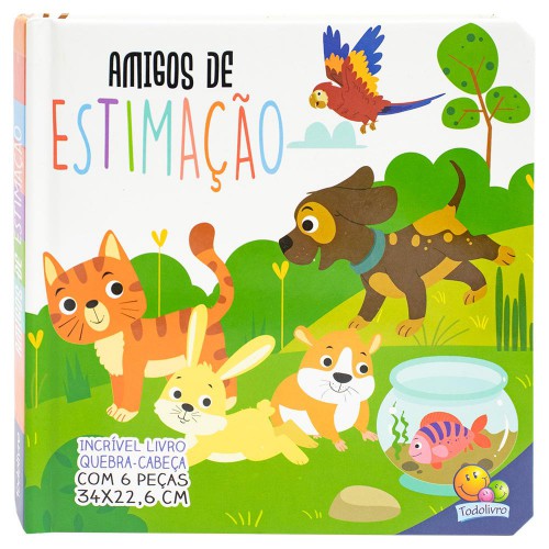 Meu Livro Quebra-cabeça: Animais de Estimação