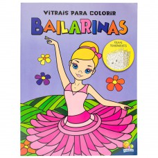 Vitrais para Colorir: Bailarinas
