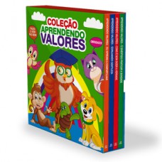 Coleção Apredendo Valores - Box com 4 Livrinhos