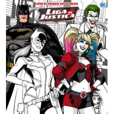 Liga da Justiça - Livro para Colorir Antiestresse