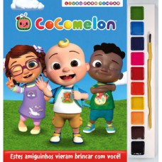 Cocomelon - Livro para Pintar com Aquarela