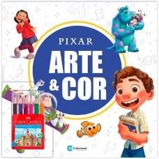 Arte e Cor com lápis de cor Pixar