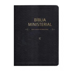 Bíblia ministerial - NVI - Capa preta luxo