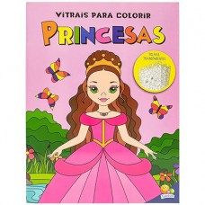 Vitrais para Colorir: Princesas