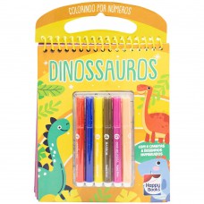 Colorindo por Números: Dinossauros